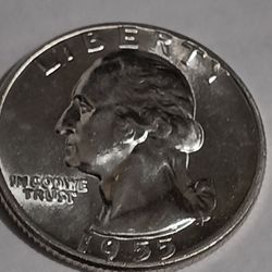 This One Is A Treasury Piece It's A (1955)LIBERTY Quarter 