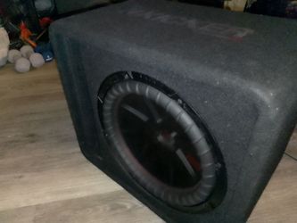 Kicker Comp  48VCWR122 12" Subwoofer 2 Ohms Dual Voice Coil 500 Watts RMS Power 1000 Watts Peak Power