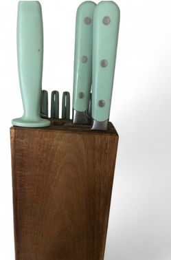 Knife Set with Wooden Block