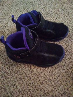 Purple & Black Jordans