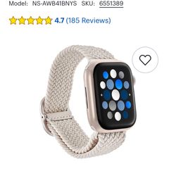 Insignia™ - Braided Nylon Band for Apple Watch $15 Each 