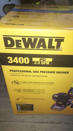 DeWalt 3400 PSI Professional Gas Pressure Washer