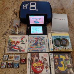 Nintendo 3DS XL Blue Handheld Console