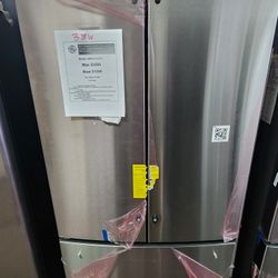 GE ENERGY STAR@ 18.6 Cu Ft Counter-Depth French-Door Refrigerator