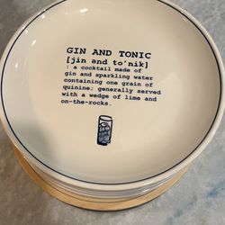Pottery Barn Cocktails Defined Plates