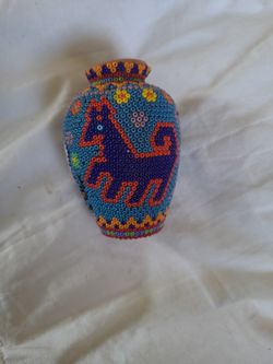 Hand Beaded Pottery Mini 