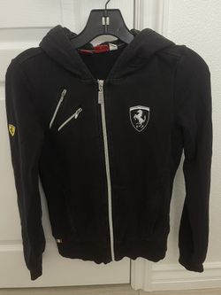 PUMA x Ferrari collaboration zip-up hoodie