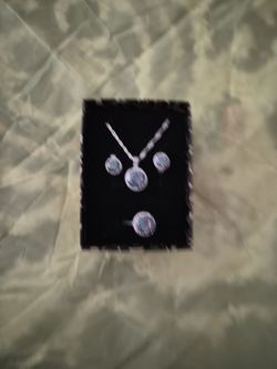 Necklace, earrings, and ring set
