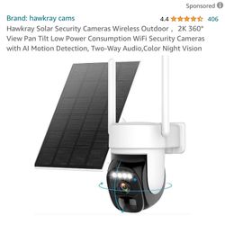 HAWKRAY Solar Security Wireless Outdoor Security Camera