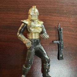 Vintage and Rare 1978 Battlestar Galactica - Cylon Commander Action Figure w/weapon - Mattel