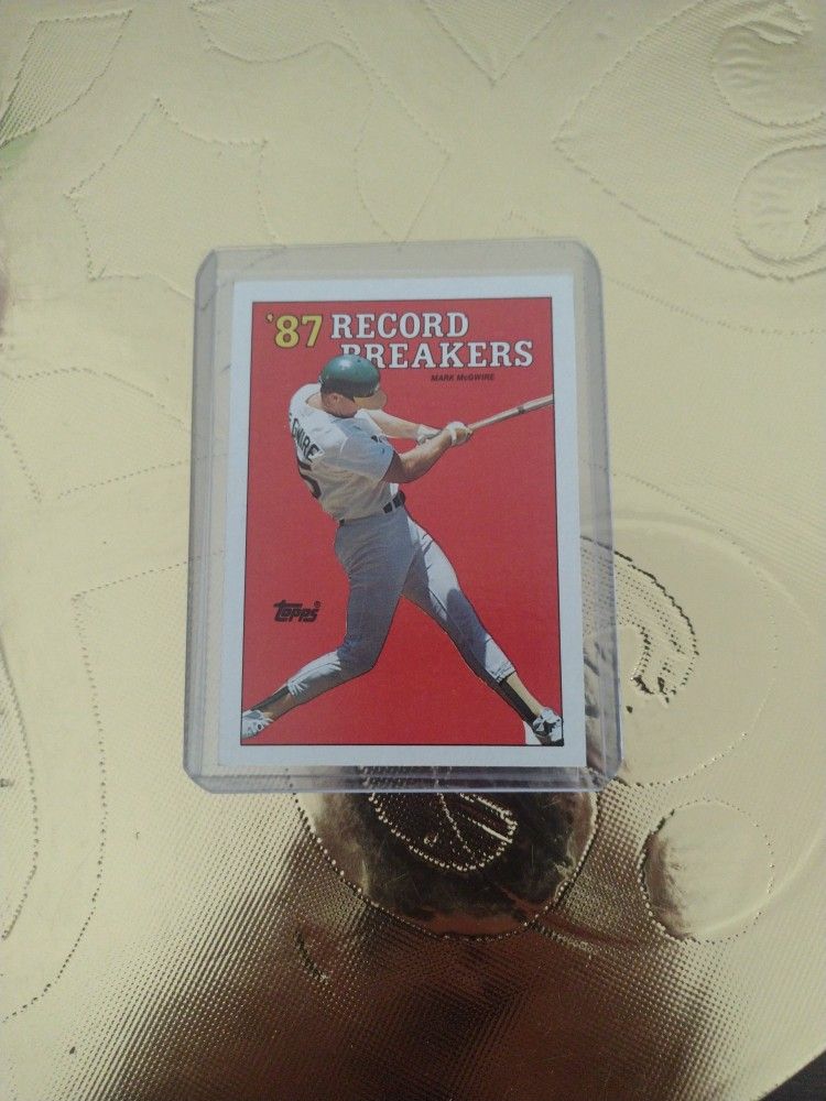 1988  TOPPS ROOKIE RECORD MARK McGwire 