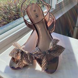 Maeve Anthropologie Bow Tie Heels 