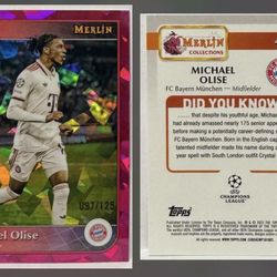 2024-25 Merlin UEFA Club Competitions - Michael Olise - Magenta /125