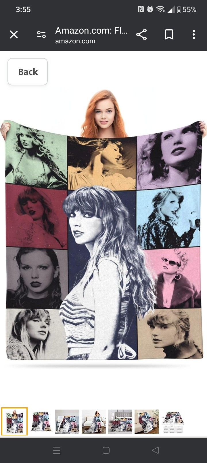 Taylor Swift Throw Blanket 