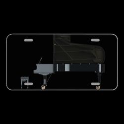 License Plate Novelty Car Front Piano Wing Classic Instrument