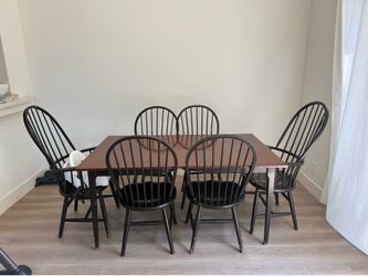Farm house table and chairs