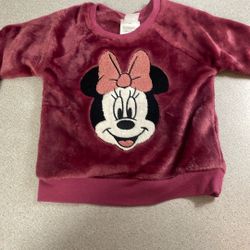 Disney Baby Minnie Mouse Sweatshirt – Size 18M
