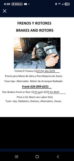 Brakes/Frenos