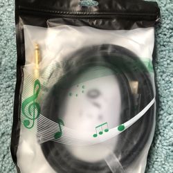 USB to Guitar aux Cable, New