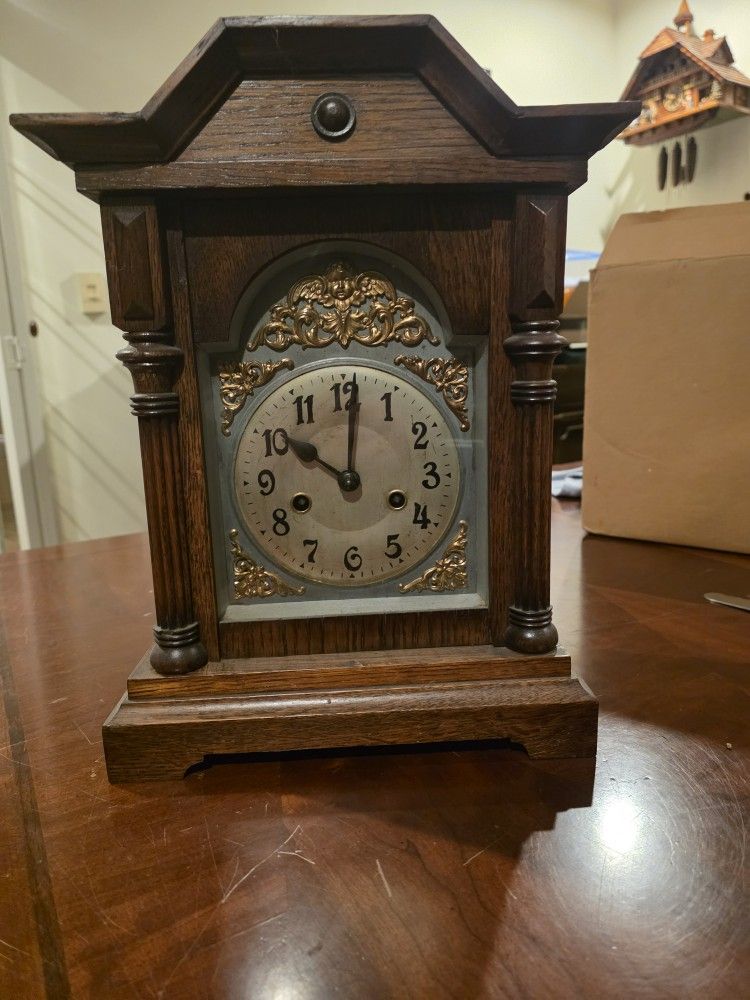 Antique German Badische Mantle Clock
