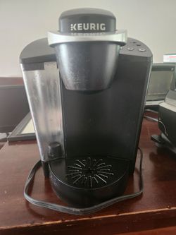 Keurig coffee maker, Ninja blender, and Bella Deep fryer