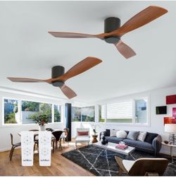addlon 2 Pack 52 inch Ceiling Fans with Lights