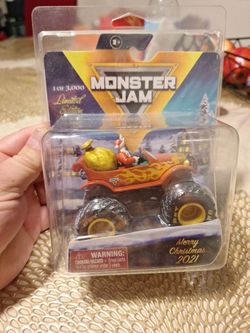 Monster Jam Merry Christmas 2021 Limited Edition Die-Cast