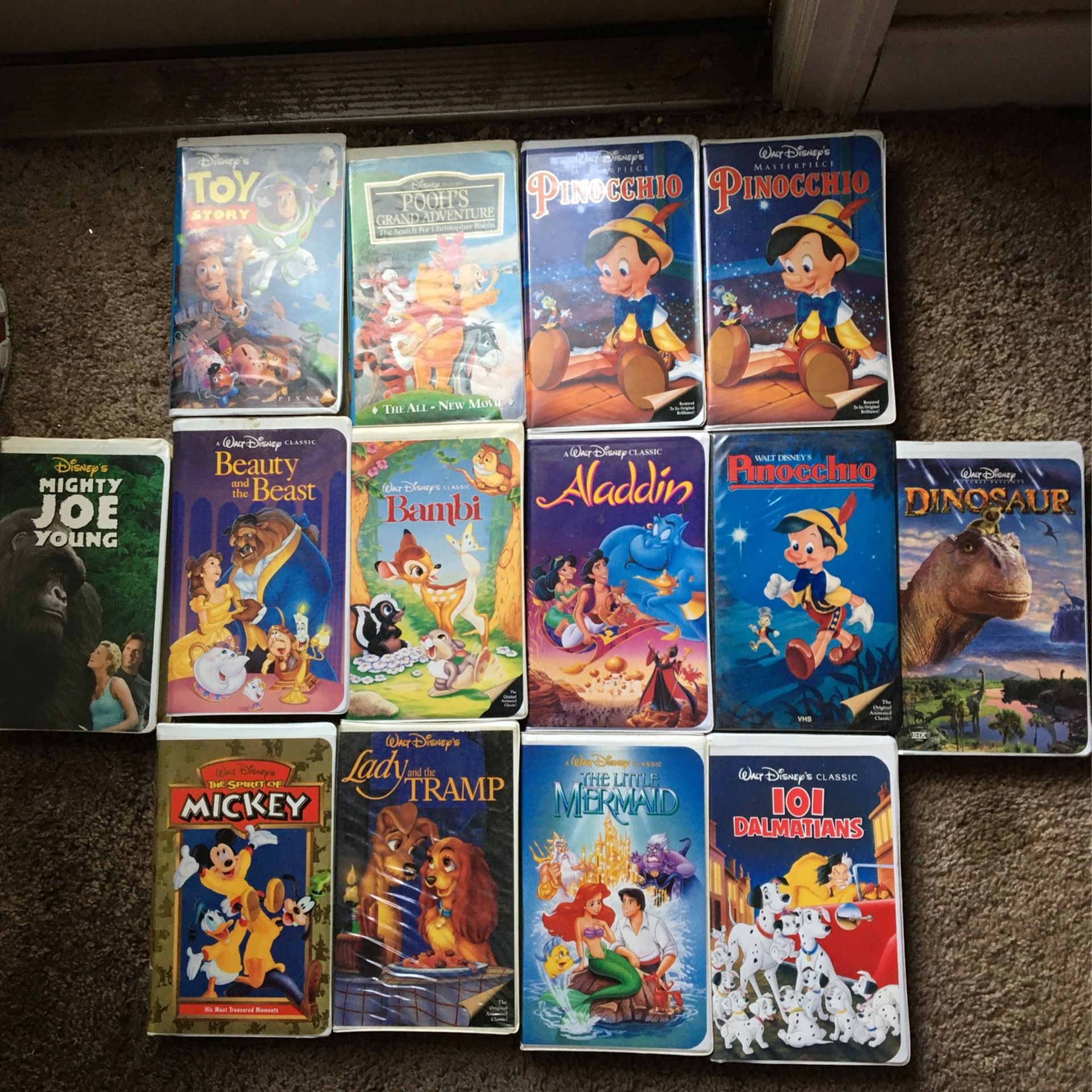 Collectable Black Diamond Disney Vhs Tapes