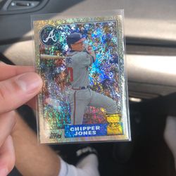 Chipper Jones 62/99 Topps