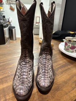 Python Alto Boots Handmade Size 8