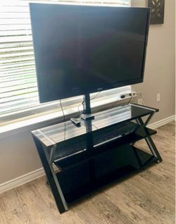 Tv stand with tv