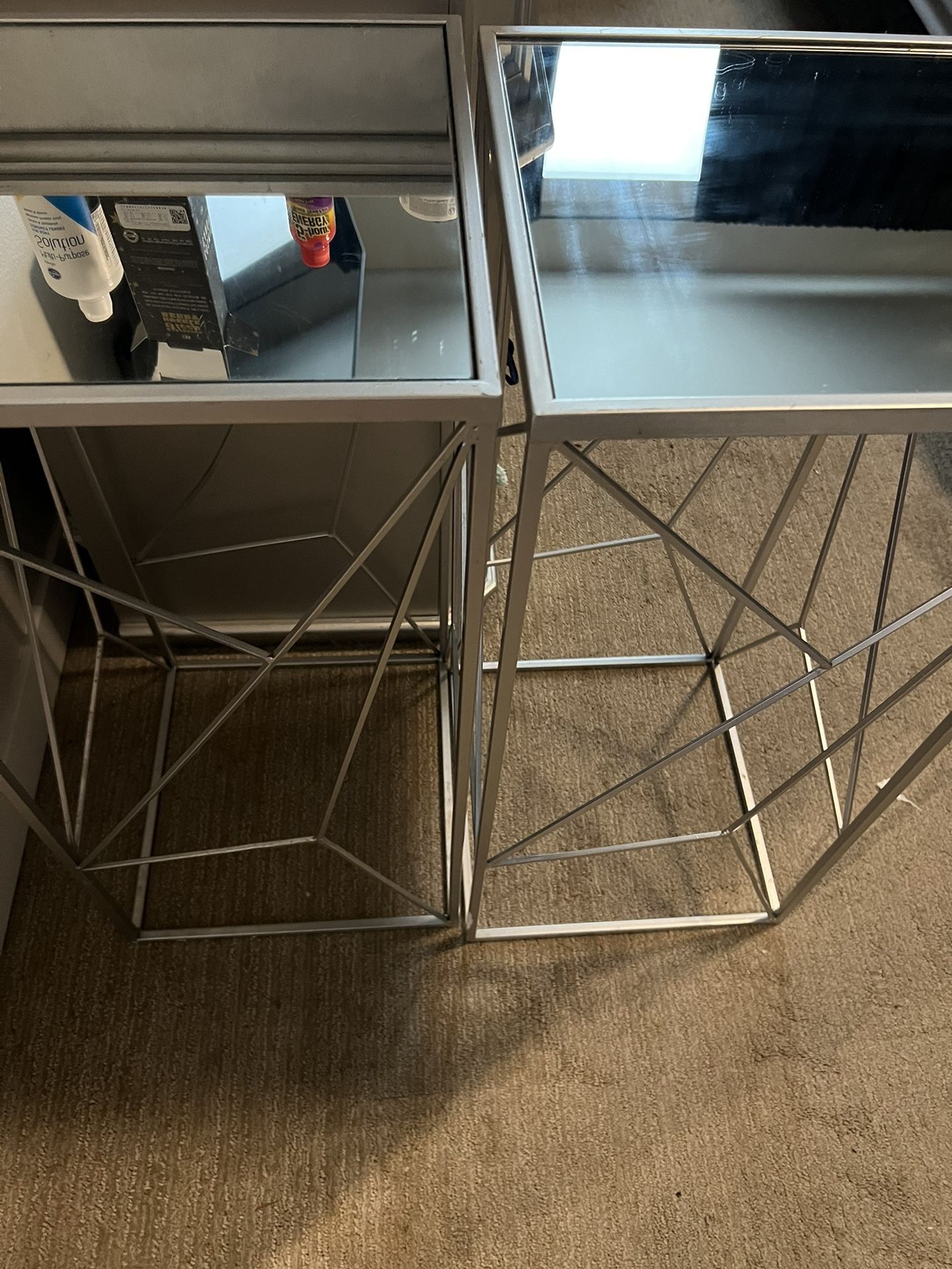 Mirror Accent Tables