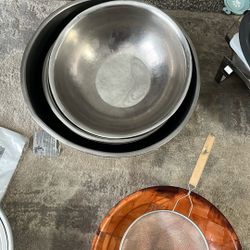 Extra Large stainless Steel Bowls 