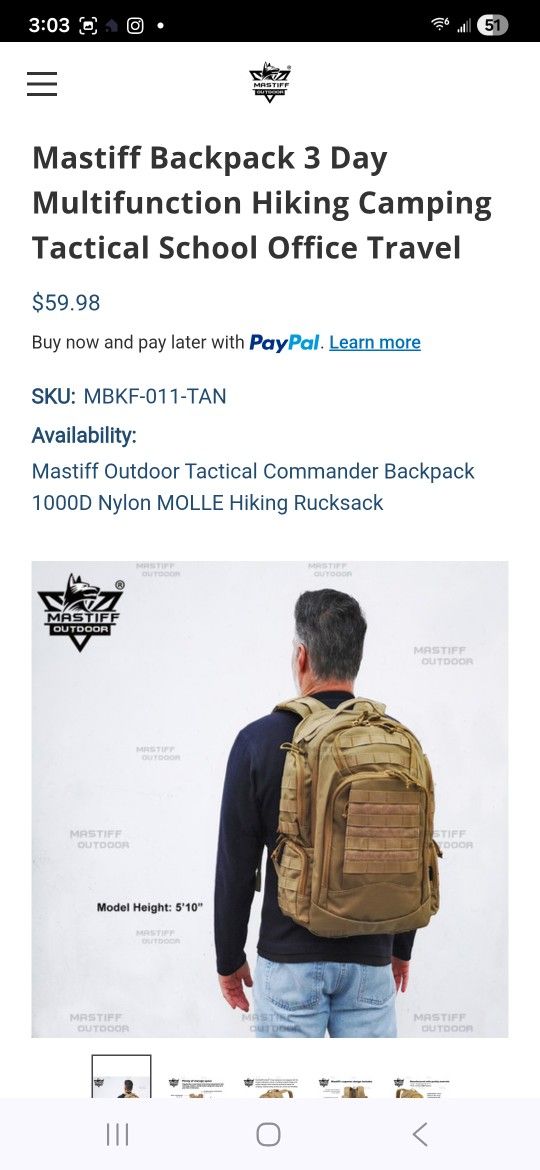 Backpack Tactical