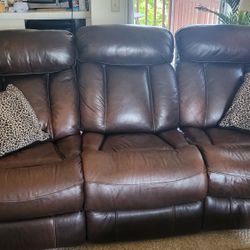 Double Recliner Sofa