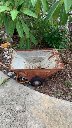 Antique sears lawn cart