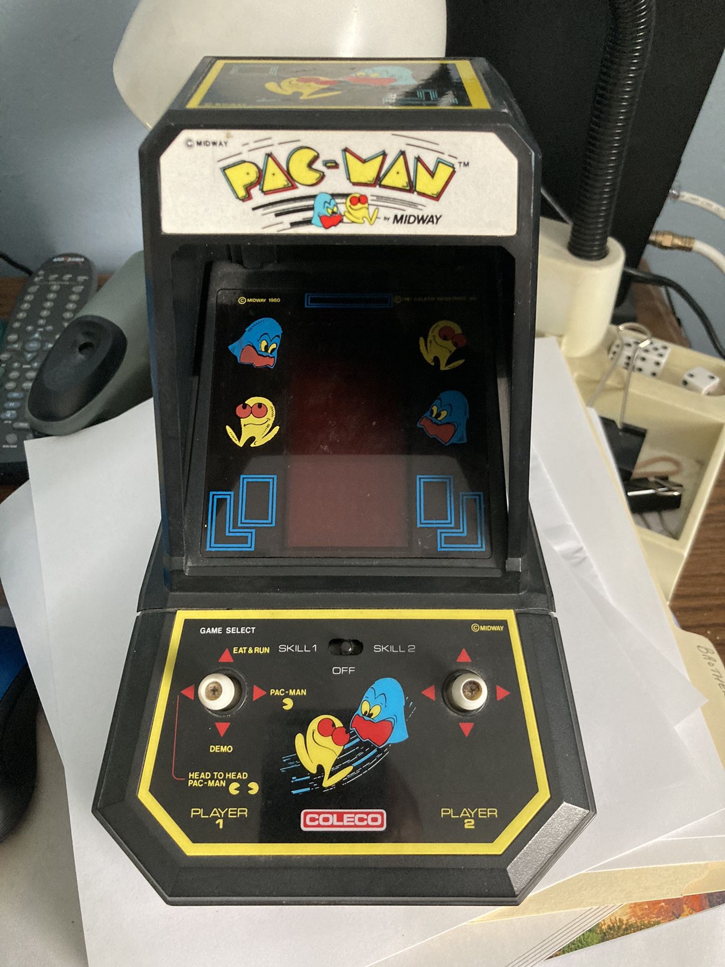1981 Caleco Pac-Man / Ms. Pac-Man Vintage Arcade
