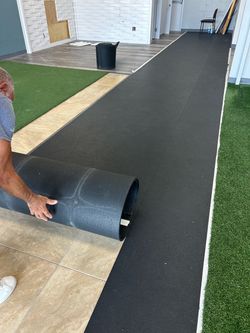 Black Rubber Flooring - GYM
