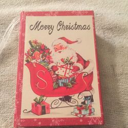 Santa Claus book ornament new