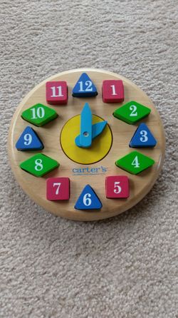 Carter's children's learning clock