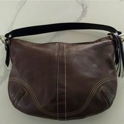 Coach Hobo Leather Shoulder Bag