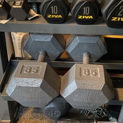 CAP 85 Lb Dumbbell Set Brand New