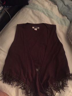 Fringe boho vest