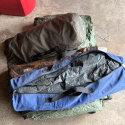 Camping Gear With Fishing Net And Seat