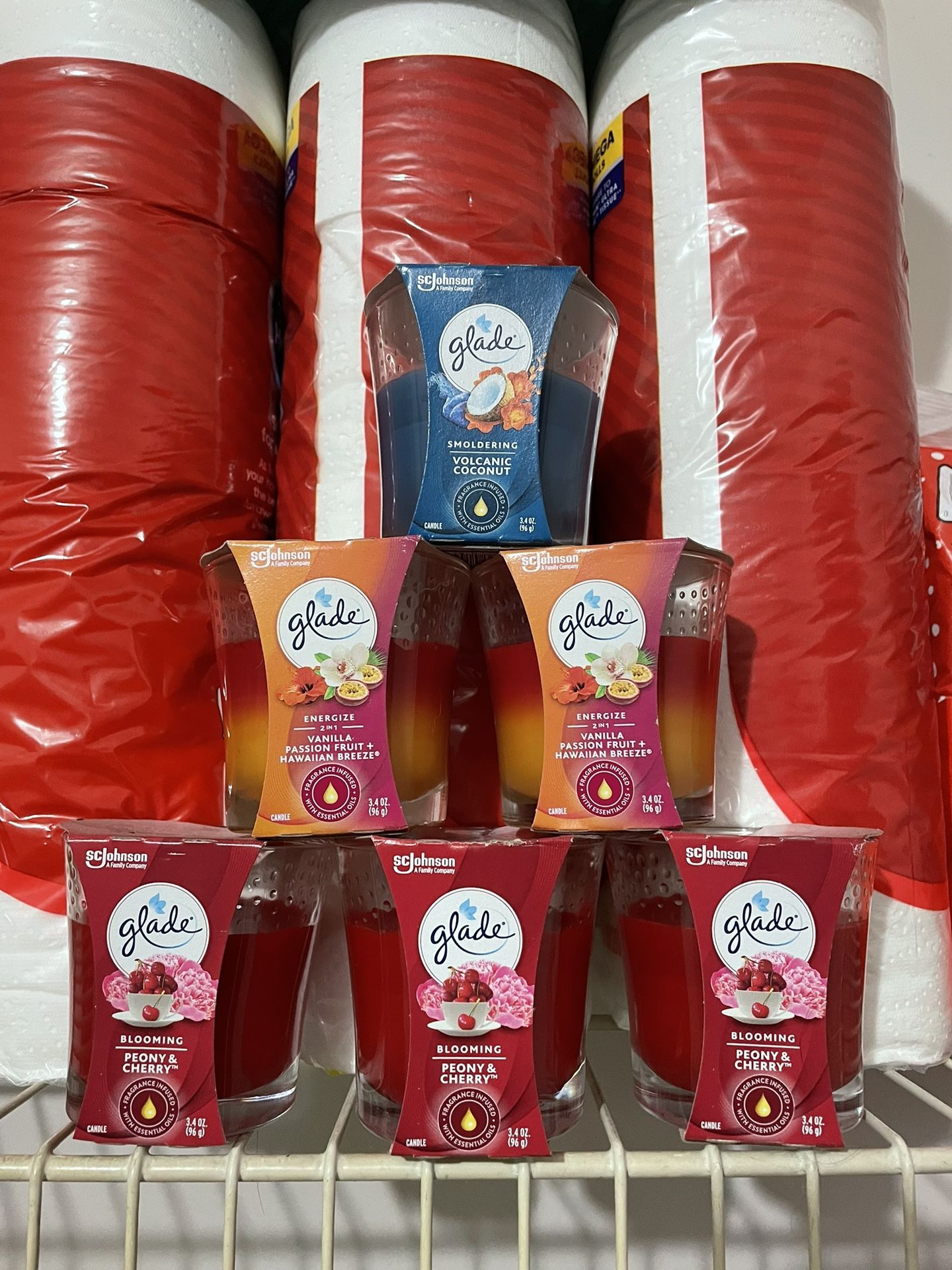6pk Glade Candles