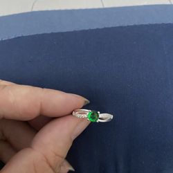 Real 925 Sterling Silver Wedding Ring Size 6