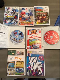Wii games (precio y ubicación en la descripción