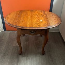 Foldable Italian Side Wooden Table
