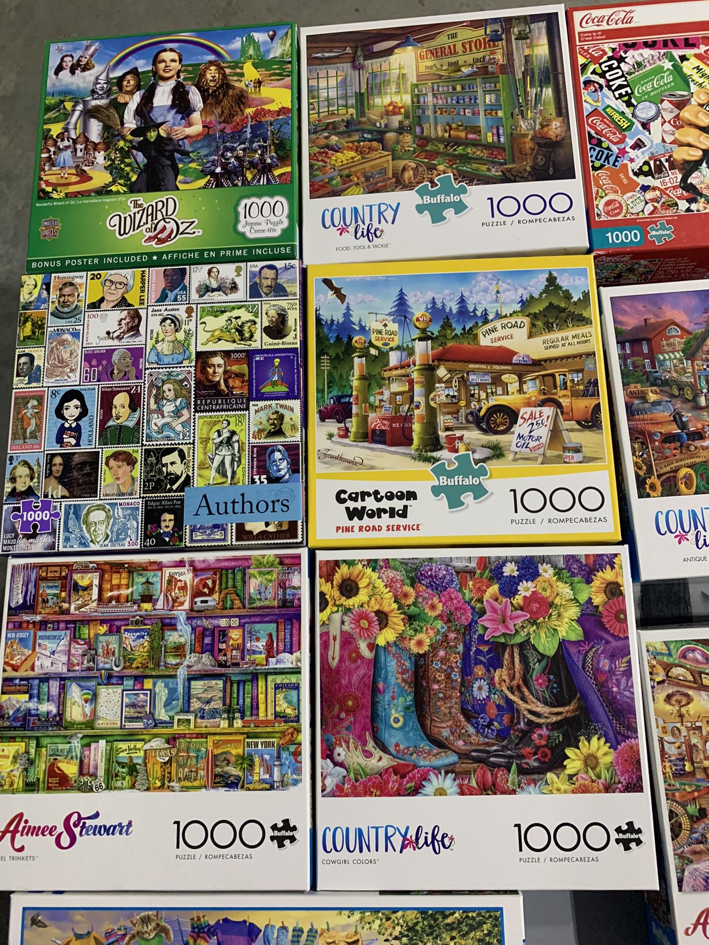 Puzzles $10 Each. 53 Available 