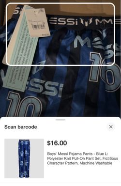 Boys' Messi Pajama Pants Large and Extra Large